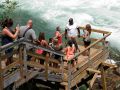 Der White Water Walk an den Whirlpool Rapids in Niagara Falls, Kanada