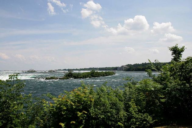 Niagara Fälle Kanada - Niagara River oberhalb des Horseshoe Falls	