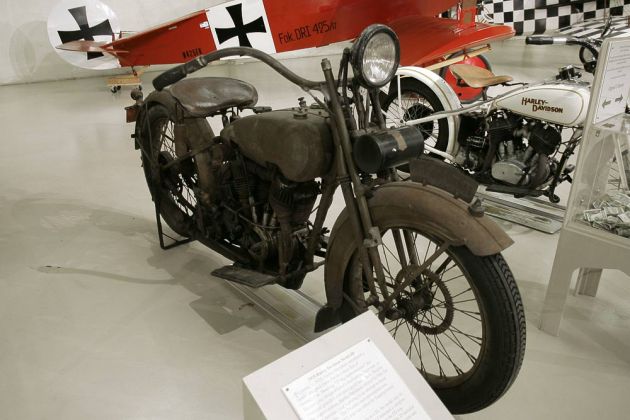 Motorrad-Oldtimer - Harley-Davidson Model JD, Baujahr 1925