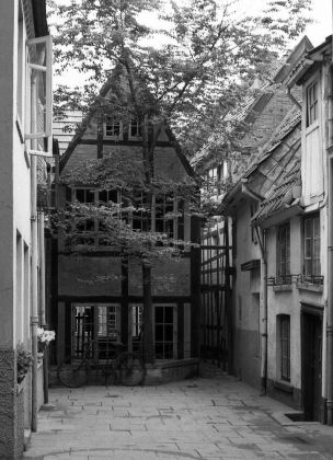 Bremen 1963 - im historischen Schnoorviertel