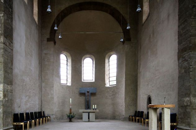 Die Klosterkirche, Innenansicht, Kloster Volkenroda - Gemeinde Körner, Thüringen