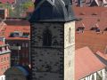Der Turm der Schottenkirche St. Nicolai und St. Jacobi - Erfurt, Thüringen