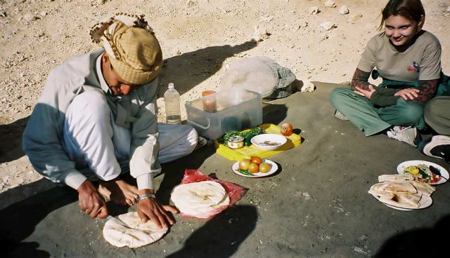Markanter Picknickplatz 'The Rocks' in der libyschen Wüste, Ägypten