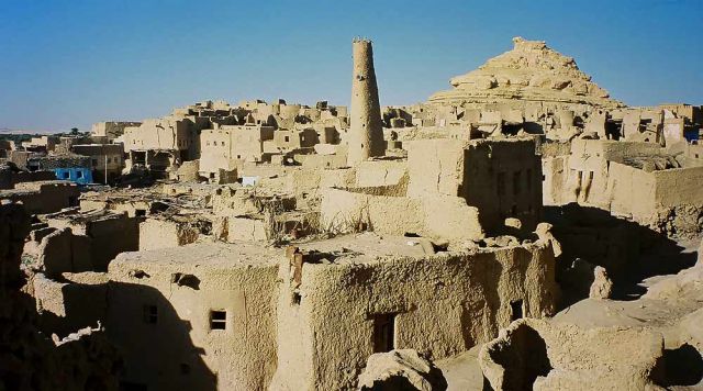 Oase Siwa in der Libyschen Wüste - die Altstadt Shali