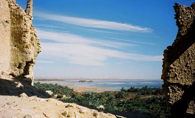 Die Oase Siwa in der Libyschen Wüste - Lake Siwa