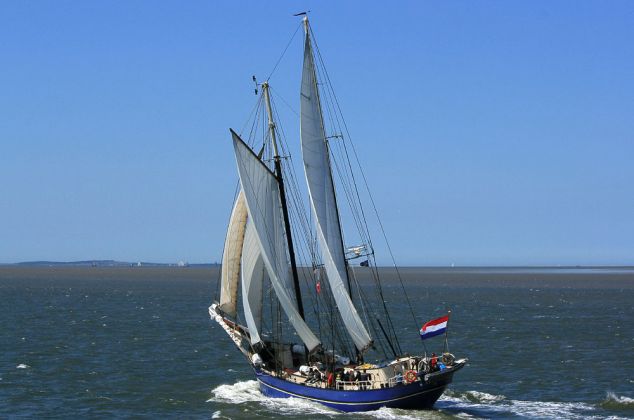 Maritime Waddenzee - historische Segler im Wattenmeer zwischen Harlingen und Terschelling