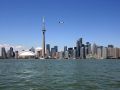 Weltstädte - Toronto Harbourfront, Blick vom Toronto Island Park - Toronto in Ontario, Kanada