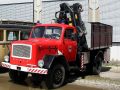 Magirus-Deutz Kranwagen, gesehen am Technorama in Kärnten, Österreich - Feuerwehr-Oldtimer