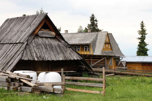 Goralen-Holzhäuser auf dem Gubałówka, Zakopane