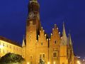 Rynek Wrocław - das Rathaus am Marktplatz von Breslau