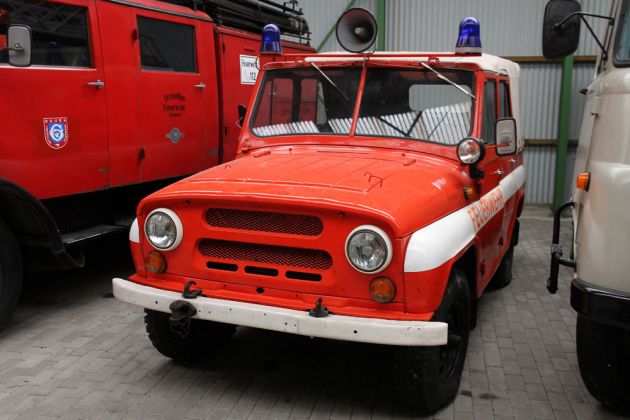 Feuerwehr-Fahrzeuge der DDR- Feuerwehr UAZ 469 