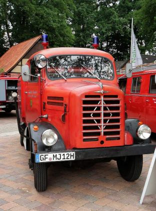 Borgward-Feuerwehr TLF 8 - Baujahr 1959 - Borgward B 2000, 82 PS 6-Zylinder