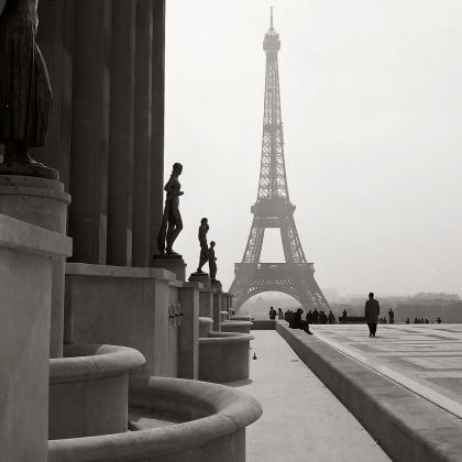 Städtereise Paris - Trocadero und Eiffelturm