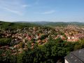 Wernigerode am Harz - Blick von der Schlossterrasse über die Stadt