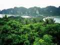 Blick vom Lookout auf Ko Phi Phi Don - Thailand