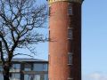 Cuxhaven, Niedersachsen - der 23 Meter hohe 'Hamburger Leuchtturm' an der 'Alten Liebe' der Baujahre 1802 bis 1805