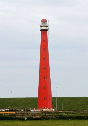 Leuchtturm Huisduinen bei Den Helder, genannt 'Lange Jaap'