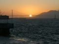 Golden Gate Bridge and Sunset - Standpunkt: Pier 39, Fisherman&#039;s Wharf, San Francisco