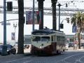 San Francisco - Embarcadero Historic Streetcar E-Line vor dem Ferry Building