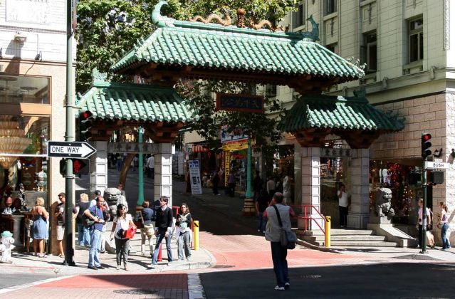 das Eingangstor zur San Francisco China Town
