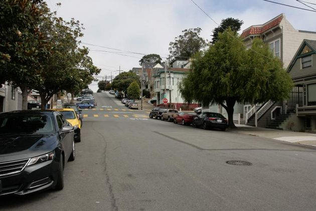 Wohnstrasse in Castro - San Francisco