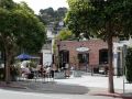 Cibo-Cafe am Bridgeway gegenüber vom Pelican Harbour - Sausalito, San Francisco Bay