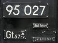Die Bergkönigin 95 027 auf der Rübelandbahn - das Lokschi8ld mit Typenbezeichnungen