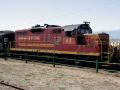 Diesel-Lokomotive No. 65 der California Western Railroad - Fort Bragg, Kalifornien