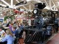Dampflok Daisy in der Depot Mall mit Museum - Fort Bragg