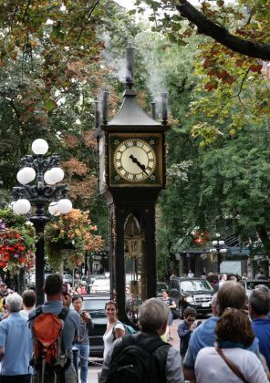 Vancouver Gastown - die berühmte Steam Clock