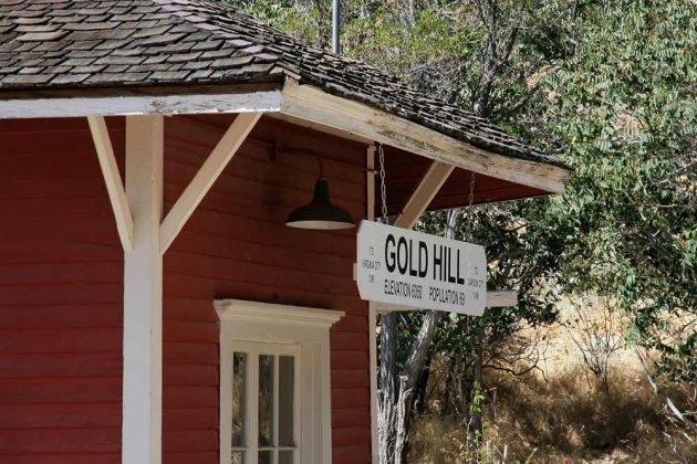 Der Bahnhof von Gold Hill