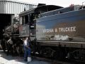 Historische Dampflok No. 29 der Virginia &amp; Truckee Railroad