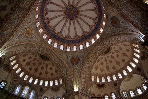 Die Blaue Moschee, Innenansicht - Sultan Ahmet Camii, Istanbul