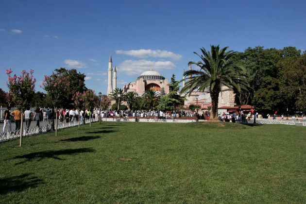 Sultan Ahmet Park und Hagia Sophia - Ayasofya, Istanbul
