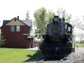 Heritage Park Railway, Calgary - Dampfzug mit Dampflok CPR 2024 an der Midnapore Station