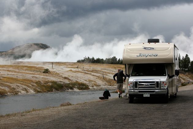 Unterwegs im Yellowstone National Park