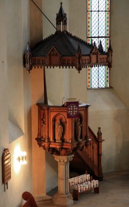 Die Kloster-Kirche Mariensee - die Kanzel