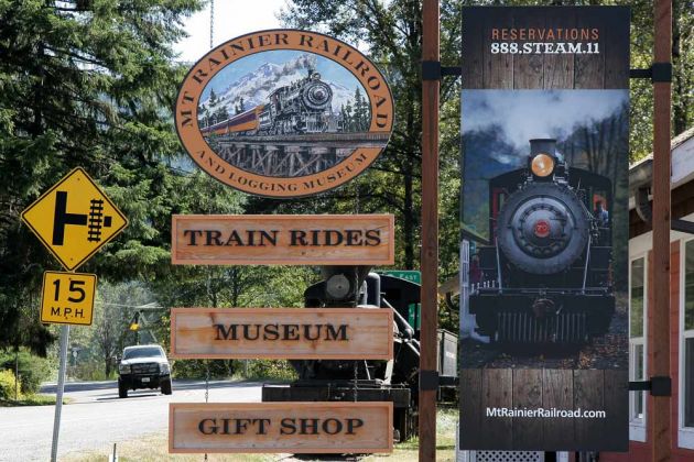 Mount Rainier Scenic Railroad - Elbe, Washington State