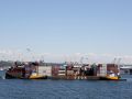 Seattle - Pontonschiff im Hafen