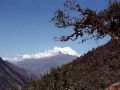 Das noch weit entfernte Ziel, der 7.500 m hohe Langtang, stets vor Augen - ein richtig geiler Berg!