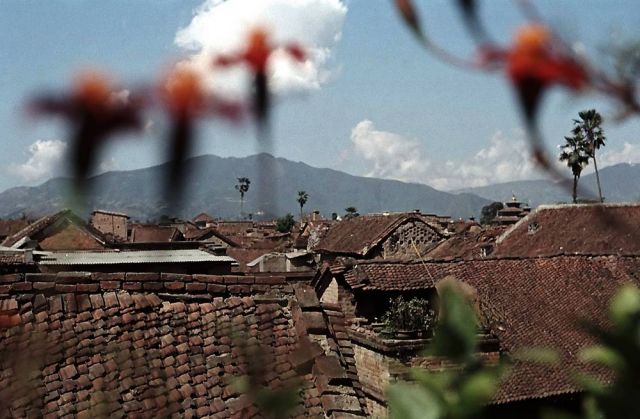 Im Kathmandu-Tal, Nepal - über den Dächern der alten Königsstadt Badgaon