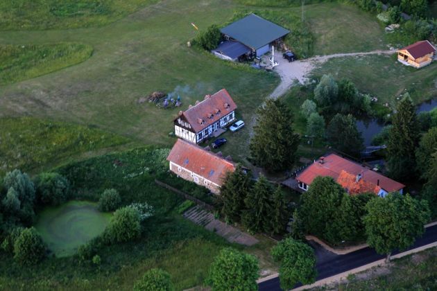 Der Ferienhof Pod Bocianim Gniazdem in Jeziorowskie bei Stare Juchy