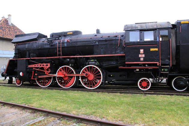 Eisenbahnmuseum Ełk - Lyck, die polnische Dampflok OL 49-11