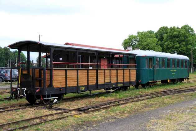 Eisenbahnmuseum Ełk - Lyck, Schmalspur-Waggons für den Museumszug
