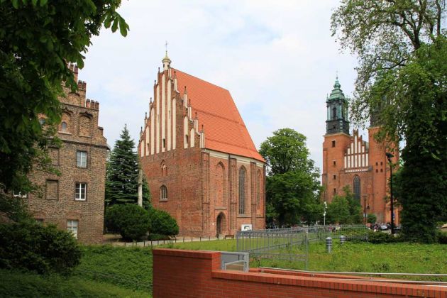 Poznań-Posen - die Marienkirche und der Posener Dom auf der Dominsel - Ostrów Tumski