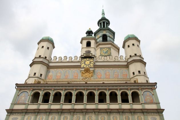 Poznań-Posen - das historische Rathaus am Stary Rynek, dem Alte Markt