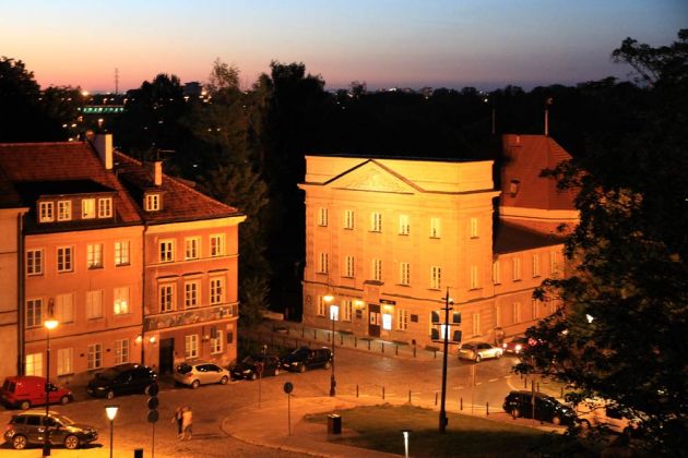 Die Warschauer Neustadt - historische Häuser an der Mostawa