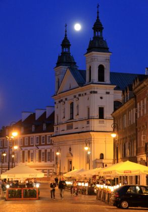 Die Neustadt von Warschau - die Heiliggeistkirche