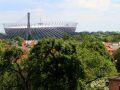 Warschau, das Stadion Narodowy - das Nationalstadion auf der Ostseite der Weichsel