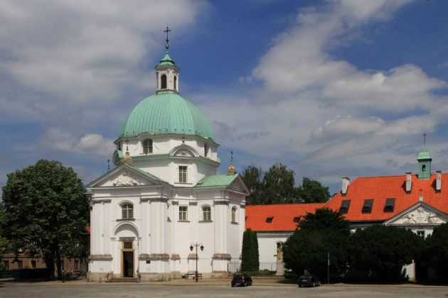 Warschauer Neustadt - der Neustädter Markt mit der St. Kasimir Kirche
